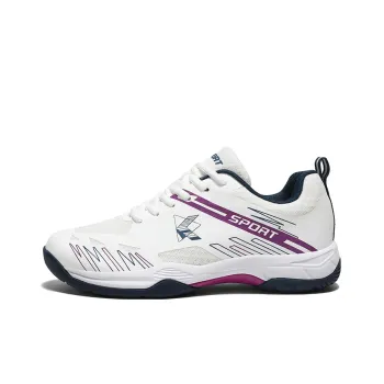 QIUTEXIONG Cushioning Anti Slip Wear Resistant Breathable Support Rebound Low Top Badminton Shoes Unisex