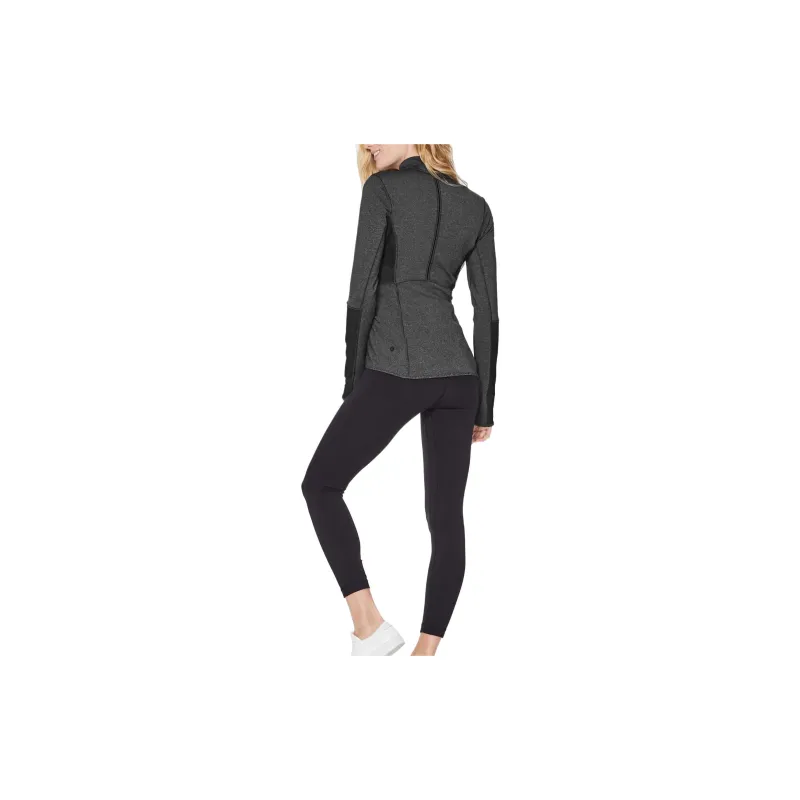 Lululemon Mesh Is More Jackets Coats Women's Charcoal Black-1
