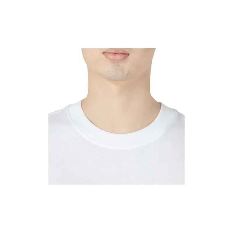 PUMA Casual Sportswear Men Set White Top+Navy Blue Shorts-5