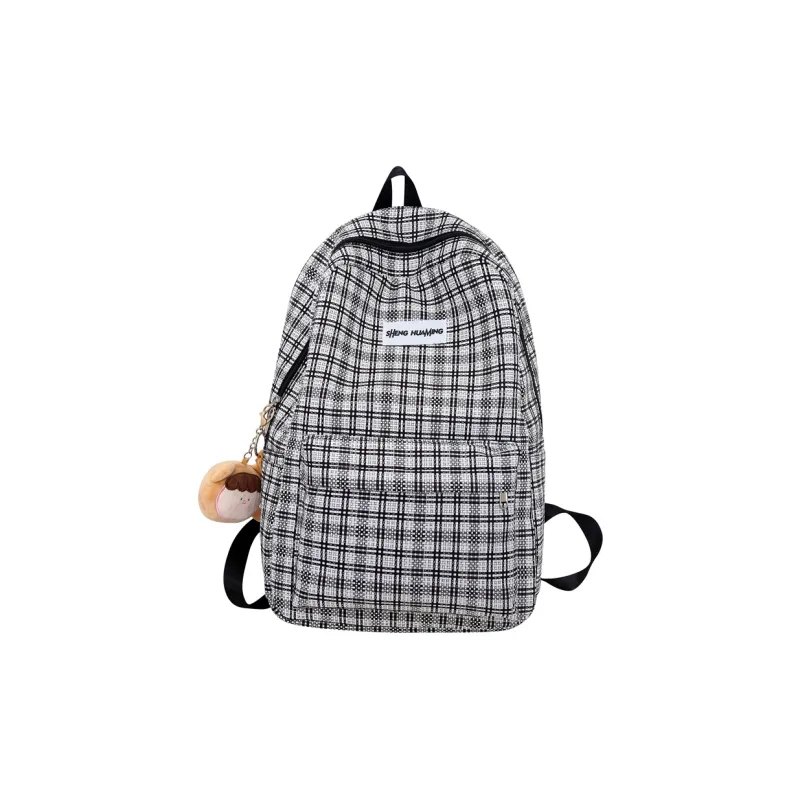 BRABOSTON Nylon Fabric Backpack Regular Unisex Black-42