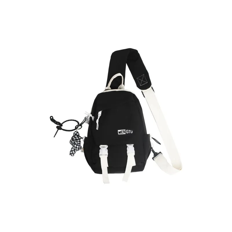 Techson Nylon Sling Bag Regular Unisex Blue/Red/Green/Black-14