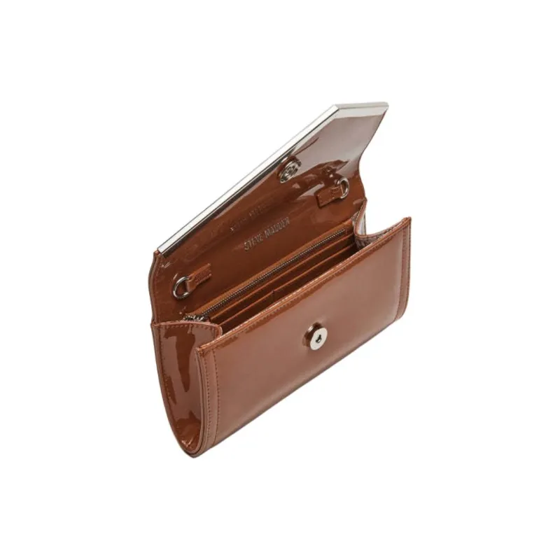 STEVE MADDEN Synthetic Material Clutch Women's Tan-3