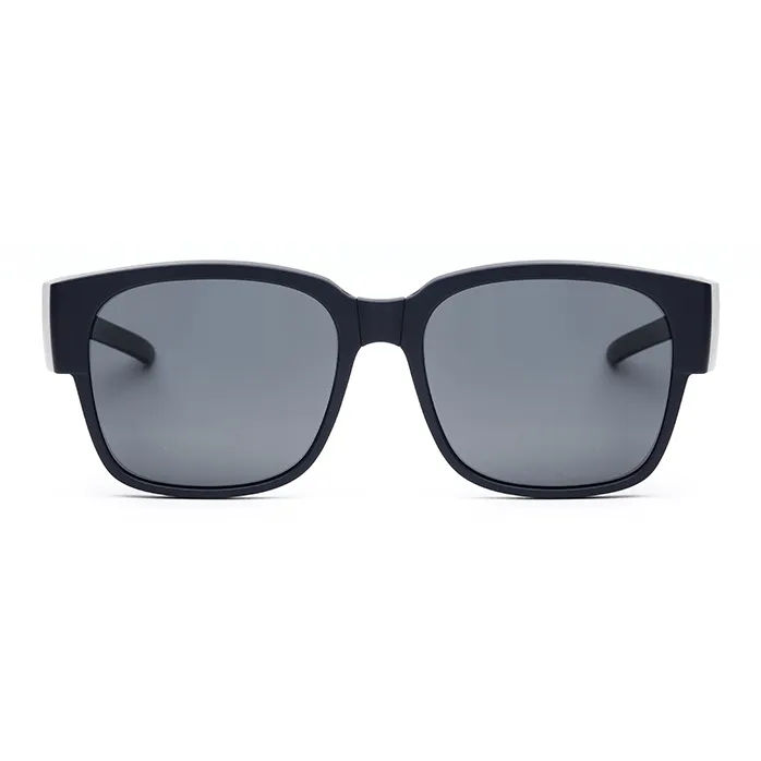 OYEA TR90 Irregular Shape Sunglasses Unisex Sand Black Ink Blue Crescent White-2