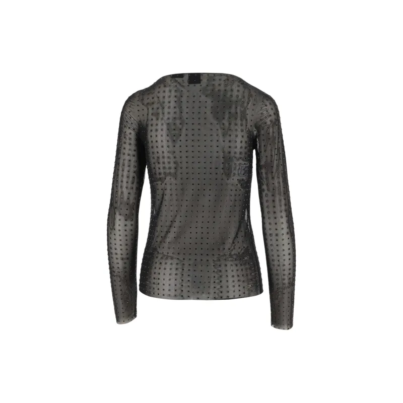 PINKO Embellished Light Tulle Jumper-1