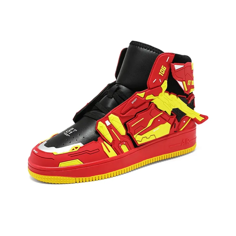 Kuding Anti-Slip Wear-Resistant High-Top Skateboard Shoes Unisex-18