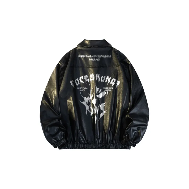 Kung Fu Panda Leather Jacket Unisex-1