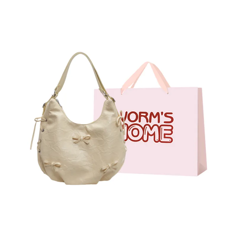 Worm's Home Artificial Leather One Shoulder Crossbody Backpack Women's Multicolor-12