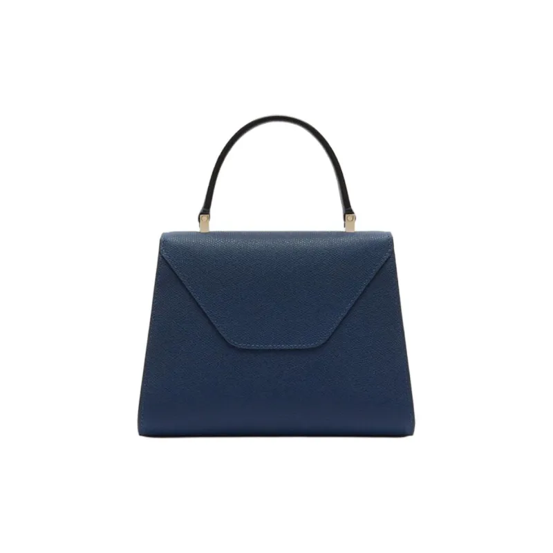 Valextra Iside Calfskin Shoulder Bag, Crossbody Bag, Handbag Mini Women's Sapphire Blue-1