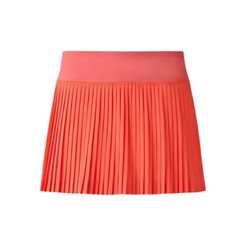 Lululemon Pleat To Street Casual Short Skirts Women's Orange