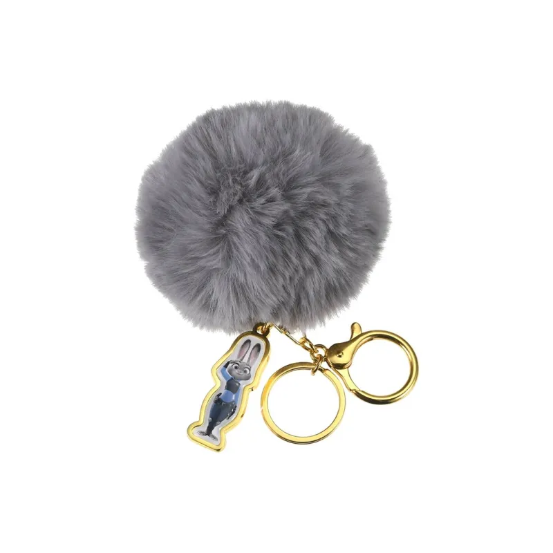 Disney Zootopia Dongdi Judy's Tail Dolls Plush Pendant 6cm High-0