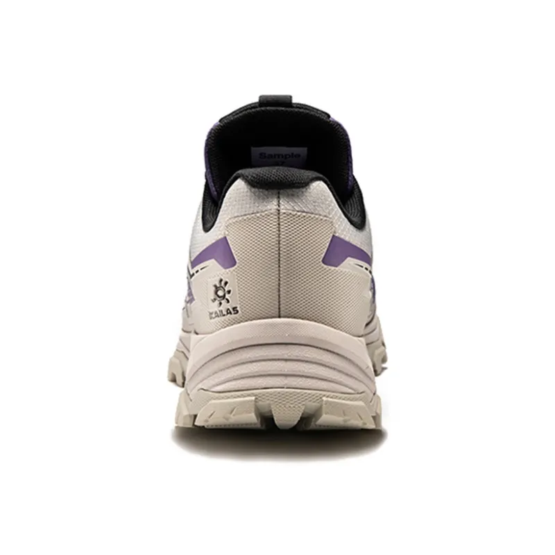 KAILAS Wear-Resistant Water-Resistant Slip-Resistant Low-Top Hiking Trekking Shoes Women's Floral Bellflower Purple-3
