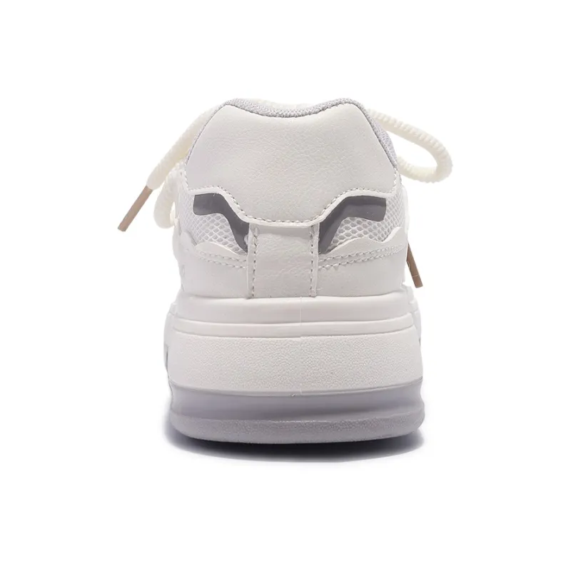SNXR Anti-Slip Wear-Resistant Waterproof And Breathable Low-Top Chunky Sneakers Women's Beige-84