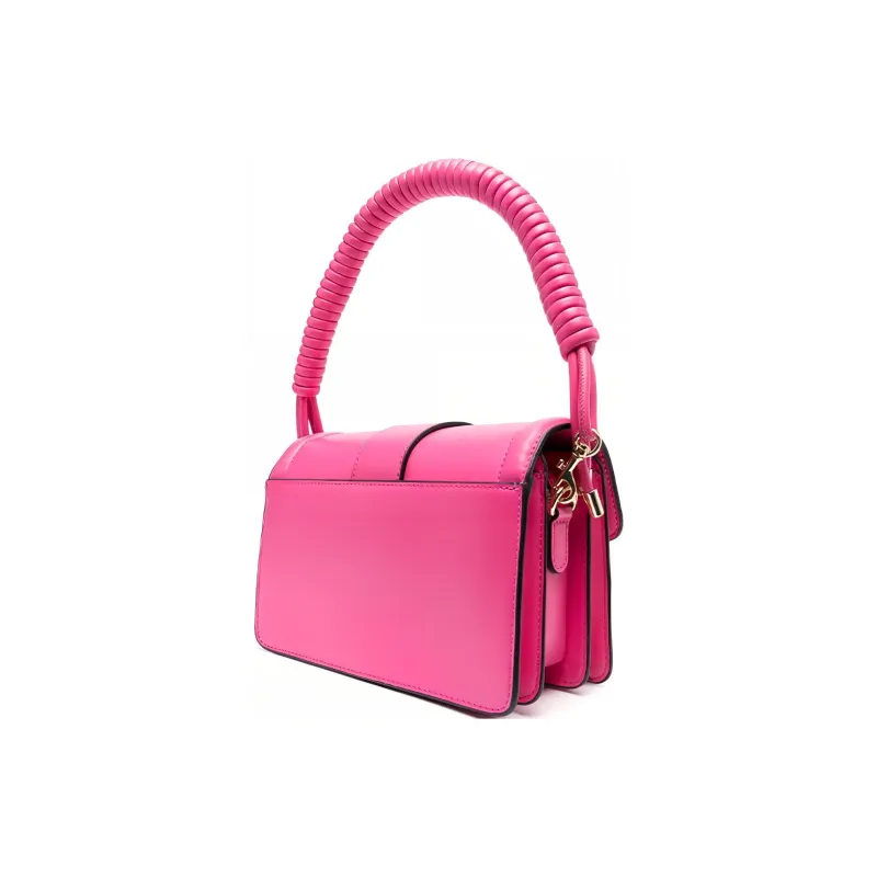 VERSACE JEANS COUTURE Polyurethane Resin Portable Crossbody Bag, Shoulder Bag Women's Pink-1