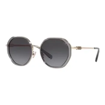COACH Round Sunglasses Women's Gray
