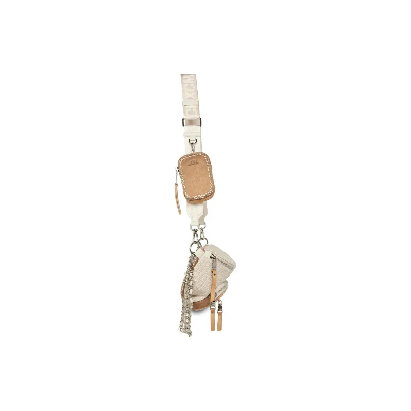 STEVE MADDEN Artificial Leather Shoulder Bag Crossbody Bag Small Size Women's Beige-1