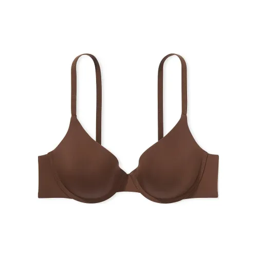 Victoria's Secret The T-shirt Lightly Lined Cotton Demi Bra/Ganache Bra Women's Coffee