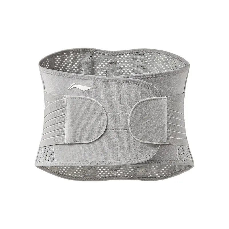 LiNing Back Support Braces Fitness Breathable Protective Compression Slip Resistant Polyester Elastane Unisex-3