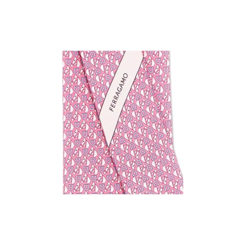 Ferragamo Equestrian print Silk Tie-2