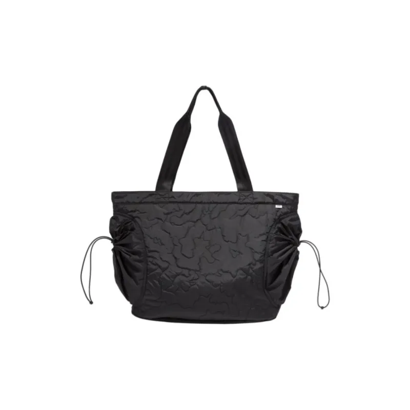 Vans Nylon Tote Bag Shopping Bag Handbag Shoulder Bag Regular Unisex Black-0