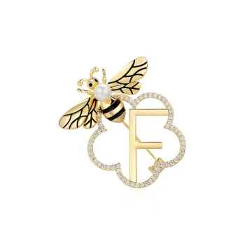 Yiru Bee Floral Brooches Women's