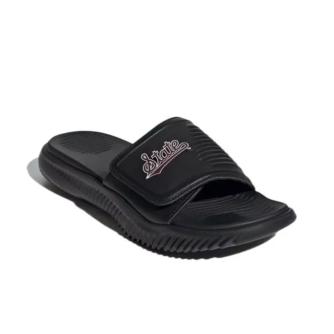 Adidas Alphabounce Slide 2.0 Mississippi State Core Black Team Maroon Cloud White-2