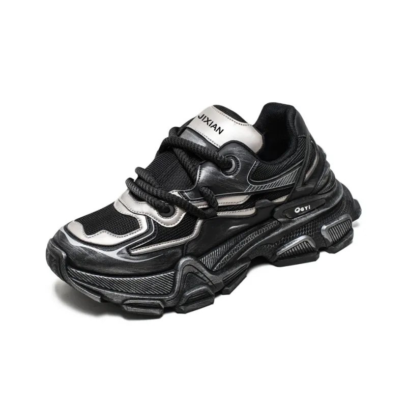 JX Anti-Slip Wear-Resistant Low-Top Chunky Sneakers Men's-1