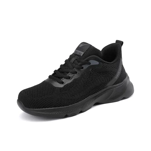 Binary Running Shoes Women's Low-Top All Black