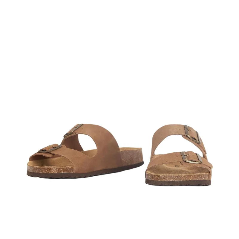 BARBOUR Slide Slippers Men's Brown-3