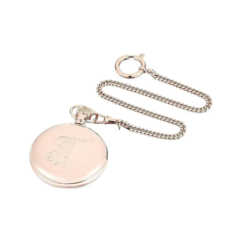 TISSOT Mechanical Movement-Manual Mechanical Movement Brass Pocket Watches 51mm Unisex Silver-2