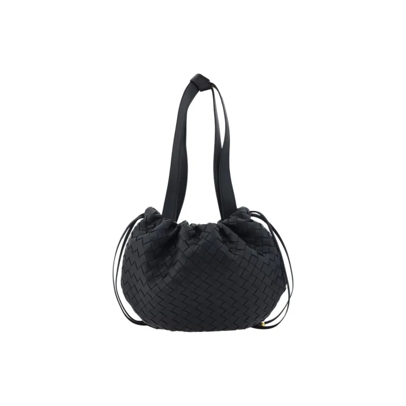 Bottega Veneta Calfskin Handbag, Shoulder Bag Regular Women's Black-0