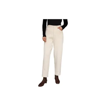 HDFULERN Casual Pants Women's Ecru