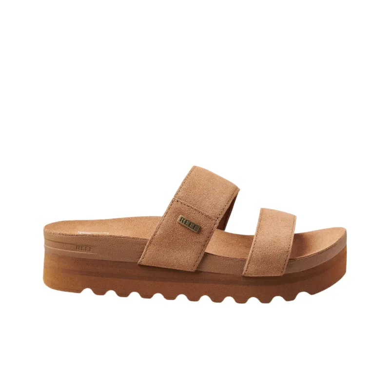 REEF Vista Hi Suede Strap Sandals Women's Brown-1