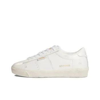 Golden Goose Match Star Low Top Skateboard Shoes Women's White