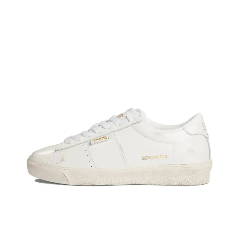 Golden Goose Match Star Low Top Skateboard Shoes Women's White-0