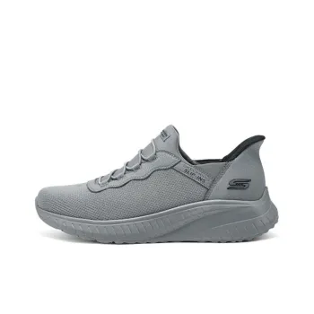 Skechers Bob's Anti Slip Wear Resistant Low Top Casual Shoes Men Dark Gray
