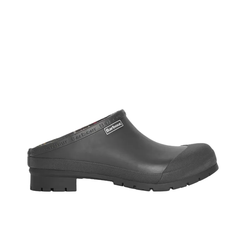 BARBOUR Antibacterial Closed Toe Slippers Men's Black-1