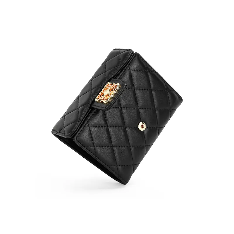 PIERRE CARDIN Top Grain Cow Leather Wallet Women's Multicolor-3