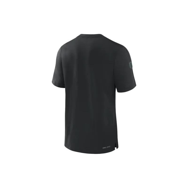 Nike x NFL Dri-Fit Philadelphia Eagles Sideline Player T-Shirt Men Black-1