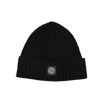 STONE ISLAND Compass Patch Knitted Beanie