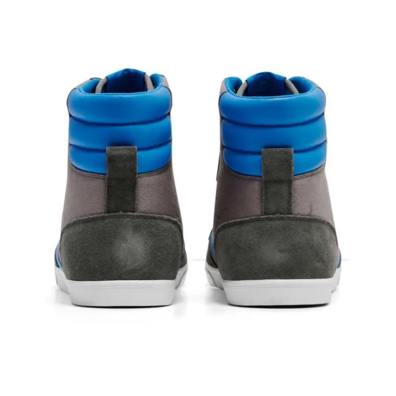 Hummel Slip Resistant High Top Skateboard Shoes Men Brown-2