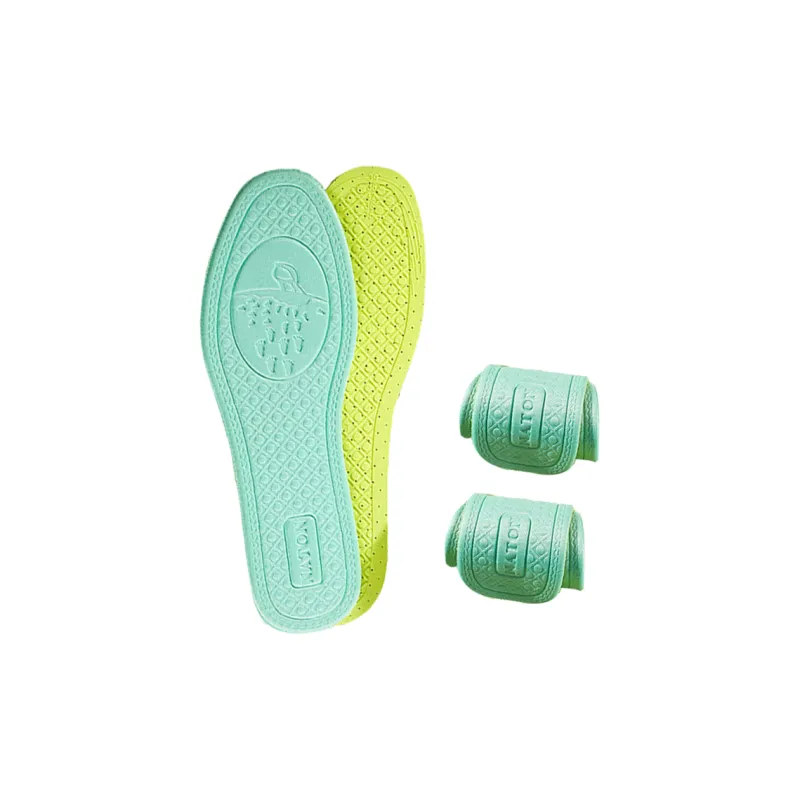 Step Cloud Eco Friendly Foam Breathable Mesh Mint Mugwort Essence Insoles Unisex-4