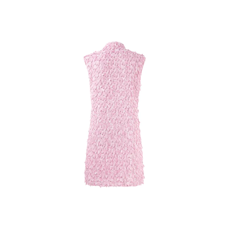 COCOON Sleeveless Dress Women's Pink-1