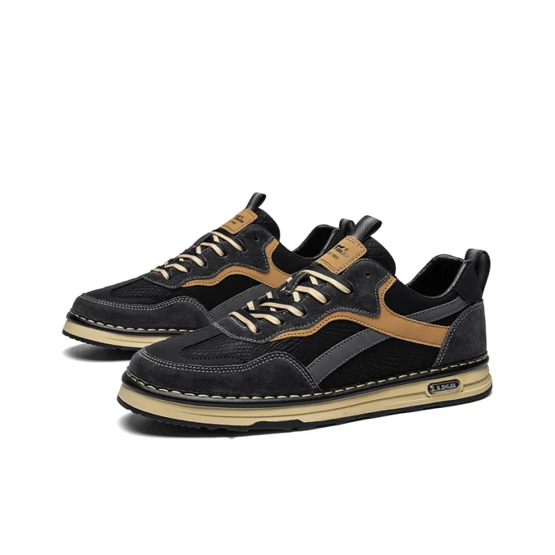 G.N.SHIJIA Lightweight Low Top Casual Shoes Men-2