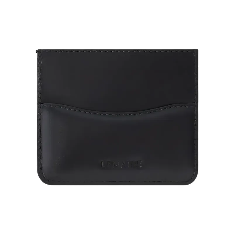 Lemaire Cow Leather Card Holder Women's Black-0