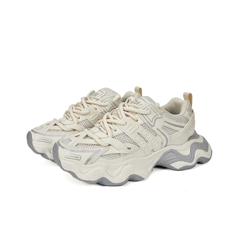 BUFFALO BOUND Anti-Slip And Wear-Resistant Breathable Low-Top Chunky Sneakers Men-2