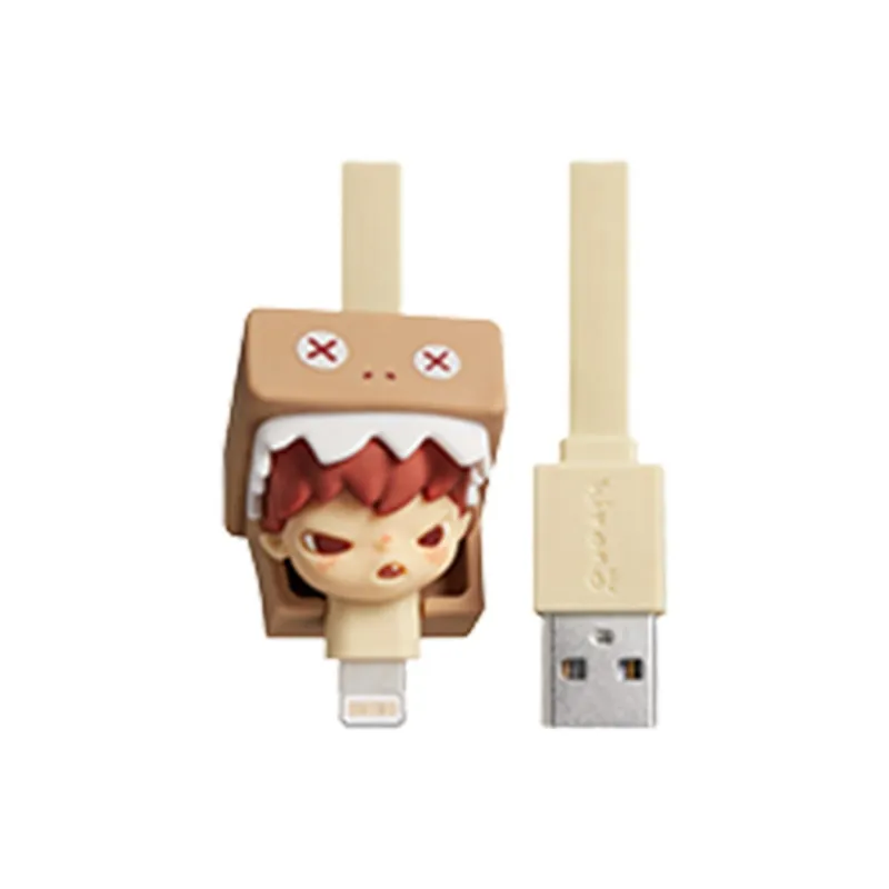 POP MART HIRONO ONO Mute Drama Collection Cable Type-C Blind Box Products Single Blind Box/whole Box 9 Pcs-5