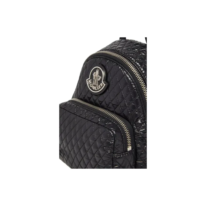 Moncler Kilia Nylon Handbag Shoulder Bag Crossbody Bag Small Size Women's Black-4