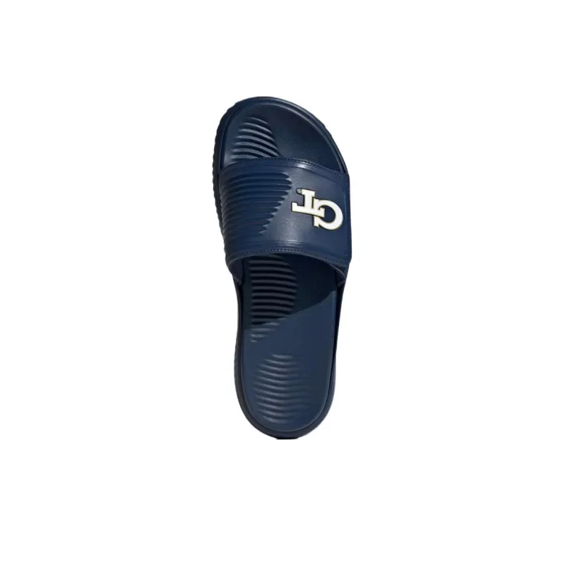 Adidas Alphabounce Slide 2.0 Georgia Tech Team Navy Blue Team Sand Cloud White-5