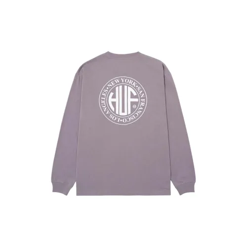 HUF T-Shirts Unisex Light Plum Color