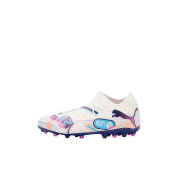 PUMA FUTURE 7 MATCH Anti Slip Wear Resistant Low Top Kids' Soccer Shoes White Kids